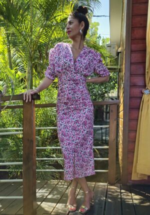 La robe romantique à imprimé floral – Image 2