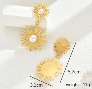 Les boucles d'oreilles "Eclat Solaire" – Image 3
